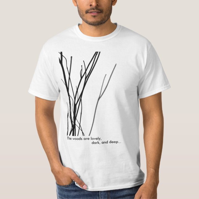 Camiseta Las maderas son preciosas, oscuras, y (Anverso)