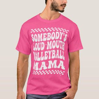 Camiseta Las Madres De Mamá Mamá De Voleibol De Boca De Alg