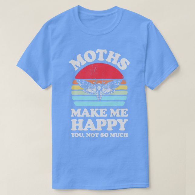 Camiseta Las madres me hacen feliz Sunset Retro para los ho (Diseño del anverso)