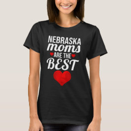 Camiseta Las mamáes de Nebraska son las mejores mamáes