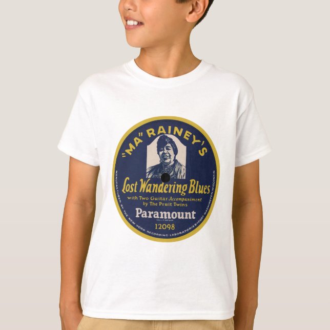 Camiseta Las mamáes Rainey "perdieron los azules de (Anverso)