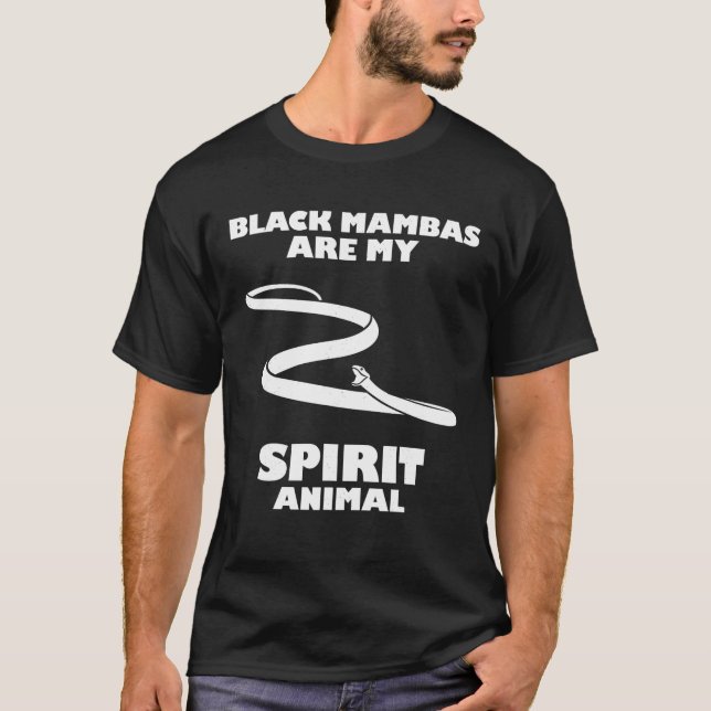 Camiseta Las Mambas Negras Son Mi Espíritu La Serpiente Que (Anverso)