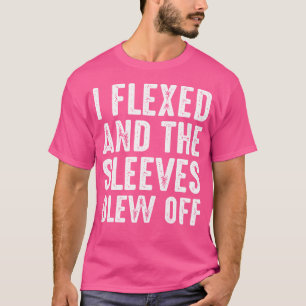 Camiseta Las Mangas Flexadas Se Mueven De Un Gracioso Peso