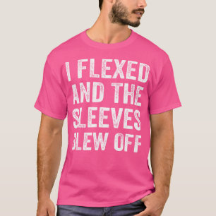 Camiseta Las Mangas Flexadas Se Mueven De Un Gracioso Peso 