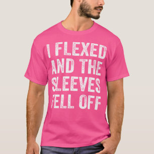 Camiseta Las Mangas Flexadas Se Quedaron En El Gracioso Pes