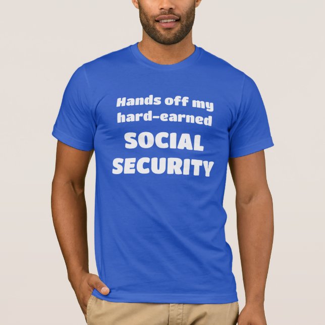 Camiseta Las manos afuera de los hombres de mi seguridad so (Anverso)