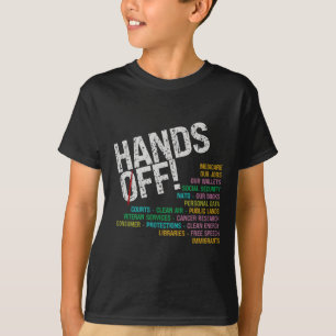 Camiseta Las manos afuera de nuestras libertades protegen q