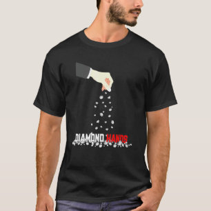 Camiseta Las Manos De Diamante Se Espolvorean En Wall Stree