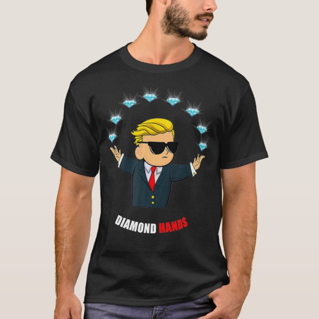 Camiseta Las manos de los diamantes juegan a la mascota de  (Anverso)