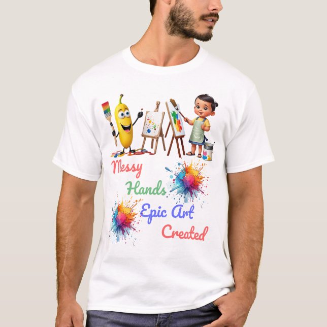 Camiseta Las manos desordenadas y el arte épico celebran el (Anverso)
