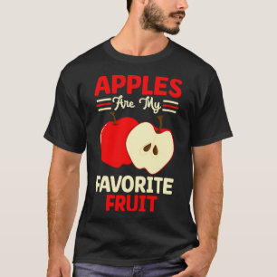 Camiseta Las Manzanas Son Mi Máscara De Fruta Cuta De Fruta