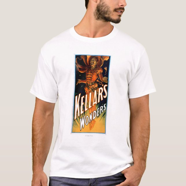 Camiseta Las maravillas de Kellar vestidas como magia del (Anverso)