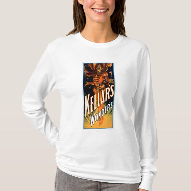 Camiseta Las maravillas de Kellar vestidas como magia del (Anverso)