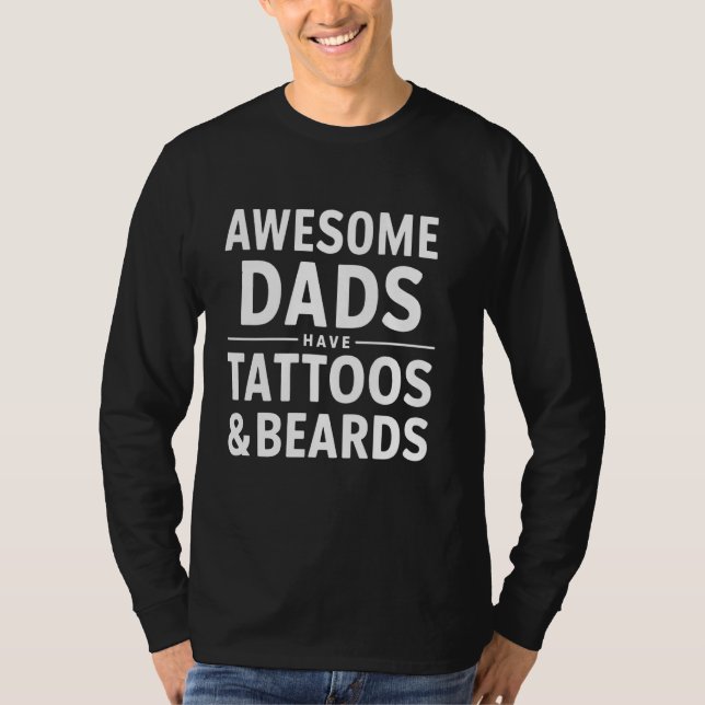 Camiseta Las Maravillosas Papas Tienen Tatuajes Y Bolas (Anverso)