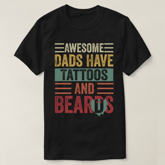 Camiseta Las Maravillosas Papas Tienen Tatuajes Y Los Ojos  (Diseño del anverso)