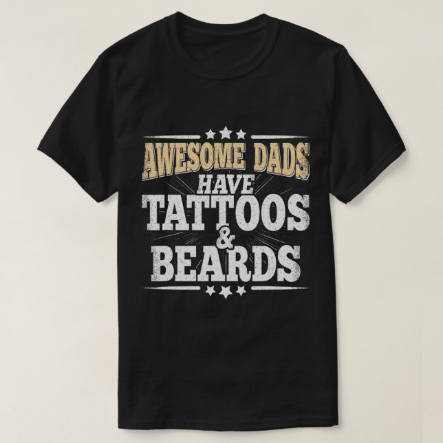Camiseta Las Maravillosas Papas Tienen Tatuajes Y Ojos Papi (Diseño del anverso)