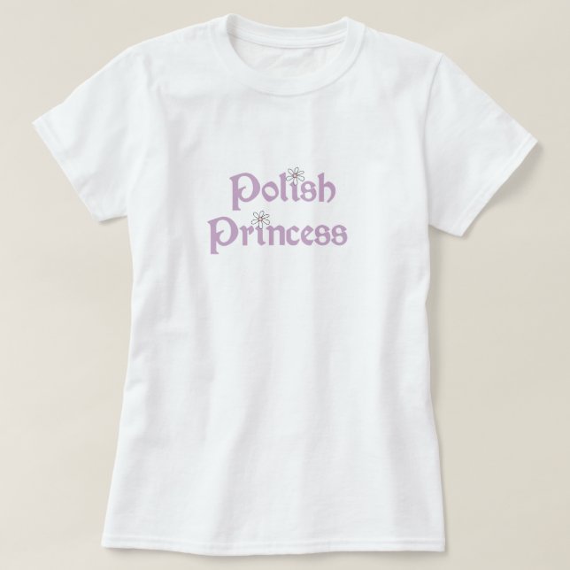 Camiseta Las margaritas pulen a la princesa (Diseño del anverso)