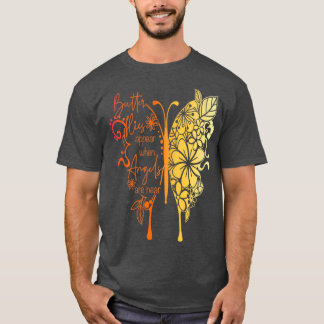 Camiseta Las mariposas aparecen cuando los ángeles están ce