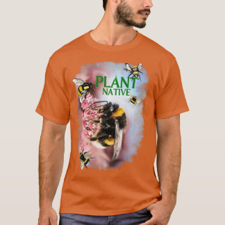 Camiseta Las mariposas de nuestros abejorros polinizadores 