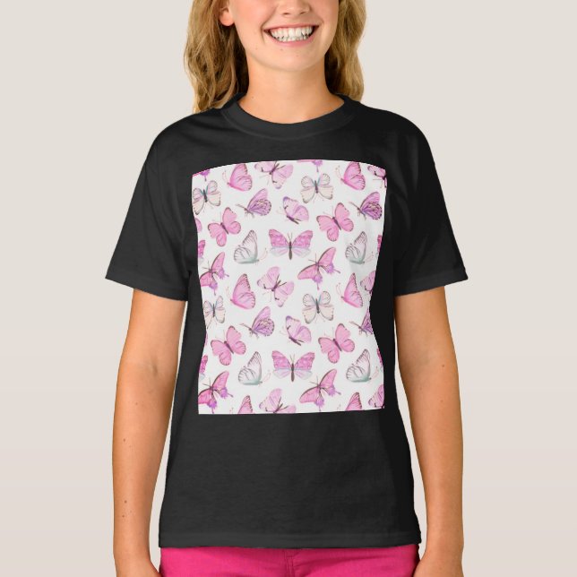 Camiseta las mariposas traen vibraciones suaves (Anverso)