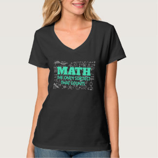 Camiseta Las Matemáticas El Único Tema Que Cuenta Profesor