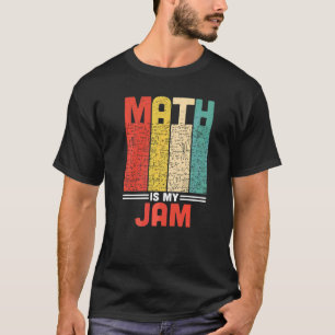 Camiseta Las Matemáticas Retro Son Mi Mermelada  Ciencia Vi