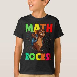 Camiseta Las matemáticas sacuden a Sloth de vuelta a la esc
