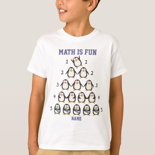 Camiseta Las matemáticas son divertidas, me encantan las ma (Anverso)