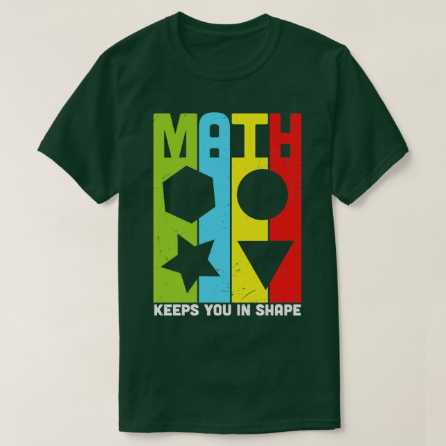 Camiseta Las matemáticas te mantienen en forma divertida (Diseño del anverso)