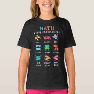 Camiseta Las matemáticas te mantienen equilibrado