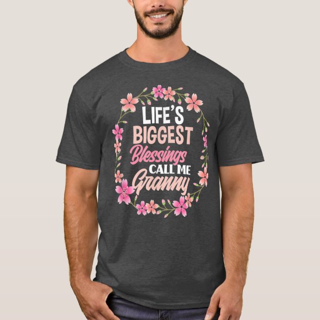 Camiseta Las mayores bendiciones de la vida me llaman "abue (Anverso)