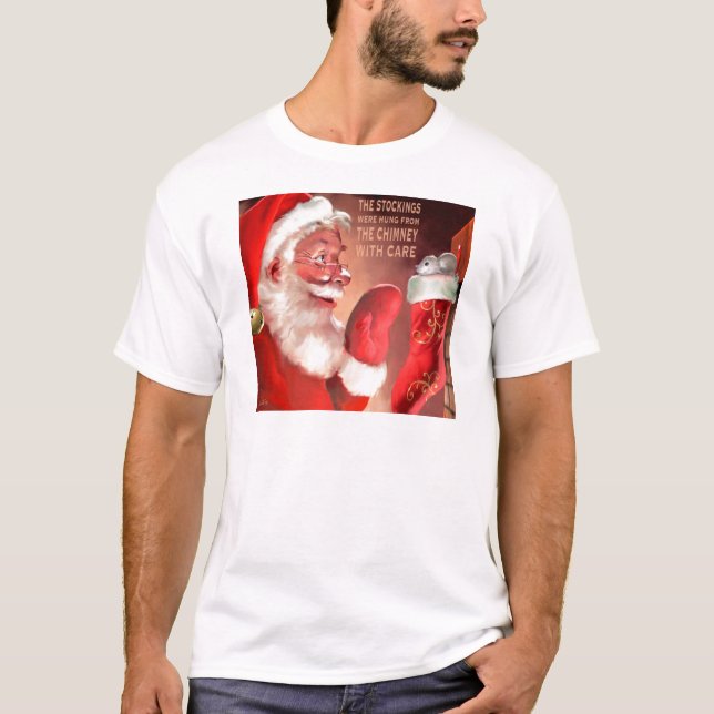 Camiseta Las medias fueron colgadas por la c (Anverso)