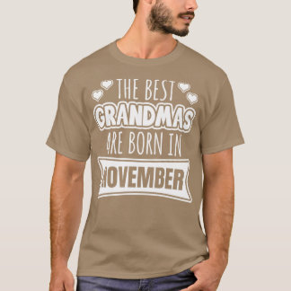 Camiseta Las mejores abuelas nacen en noviembre