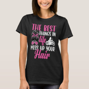 Camiseta Las mejores cosas de la vida desordenan tu moto de