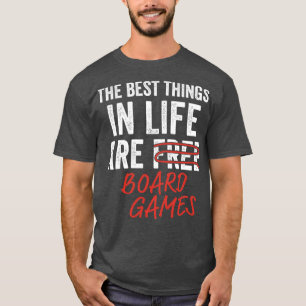 Camiseta Las mejores cosas en la vida son juegos de mesa di