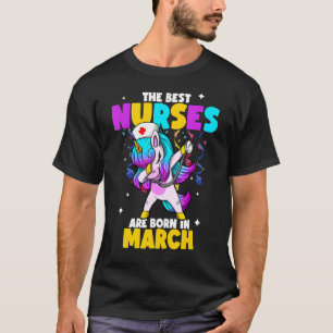 Camiseta Las Mejores Enfermeras Nacen En Marzo Rn Medical U