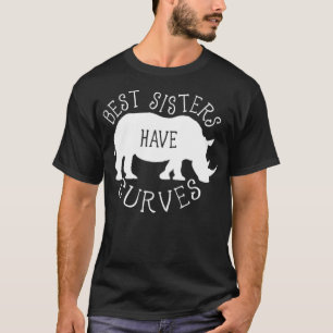 Camiseta Las mejores hermanas tienen curvas Rinocerontes di
