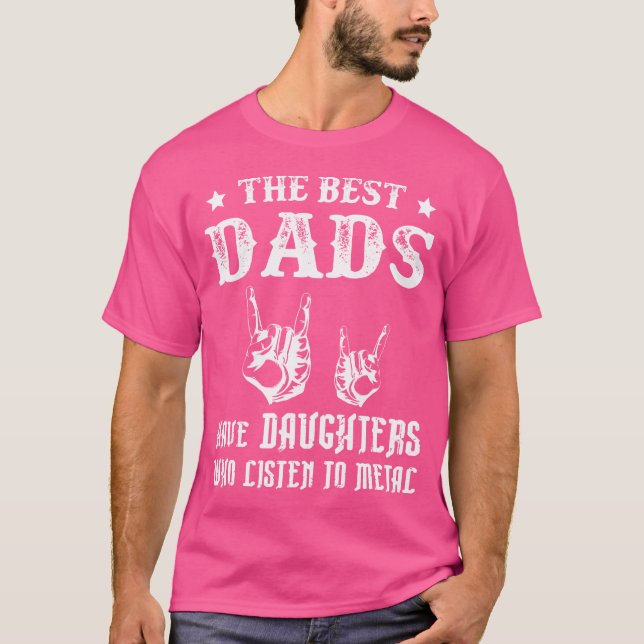 Camiseta Las Mejores Hijas Tienen Hijas Metalizado Pesadas  (Anverso)