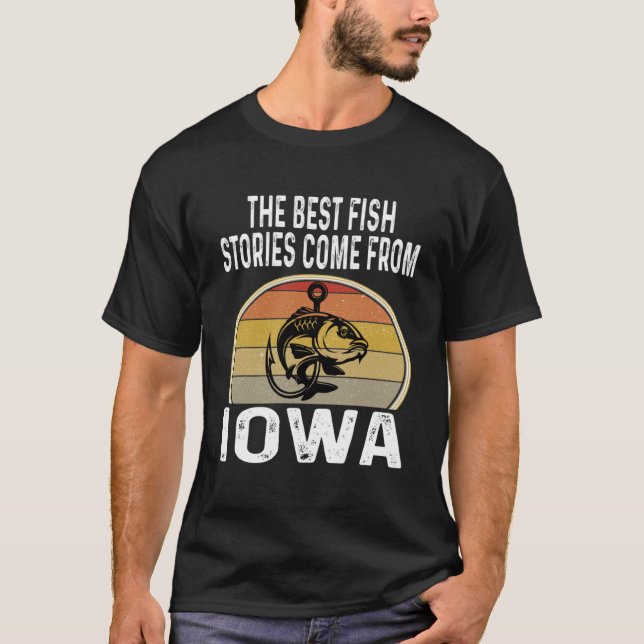 Camiseta Las Mejores Historias De Pescado Provienen De La P (Anverso)