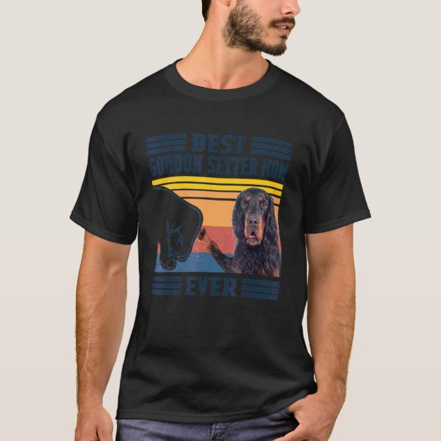 Camiseta Las mejores madres de mamá de perro de Gordon Sett (Anverso)