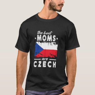 Camiseta Las mejores mamás son checas Día de la Madre Repúb