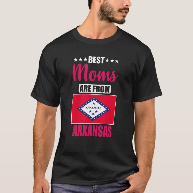 Camiseta Las mejores mamás son de Arkansas (Anverso)