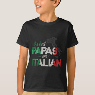 Camiseta Las Mejores Papas Son Italianas Divertido Italia B