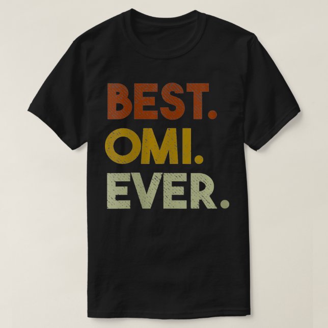 Camiseta Las mejores regalos de Omi para el Día de la Madre (Diseño del anverso)