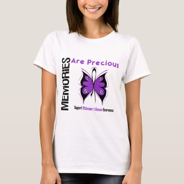 Camiseta Las memorias son enfermedad de Alzheimer preciosa (Anverso)