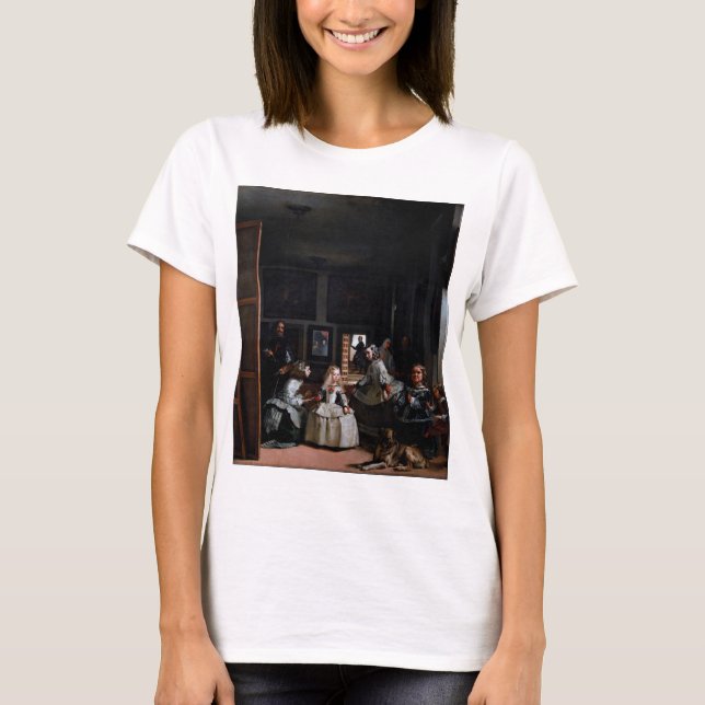 Camiseta Las Meninas, las empleadas del honor, Diego Velázq (Anverso)