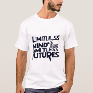 CAMISETA LAS MENTES LIMITADAS CONSTRUYEN FUTUROS LIMITADOS