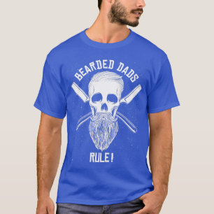 Camiseta Las mochilas barbudas dominan un divertido cráneo