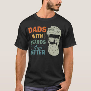 Camiseta Las modas con barba son el mejor Día del Padre Vin