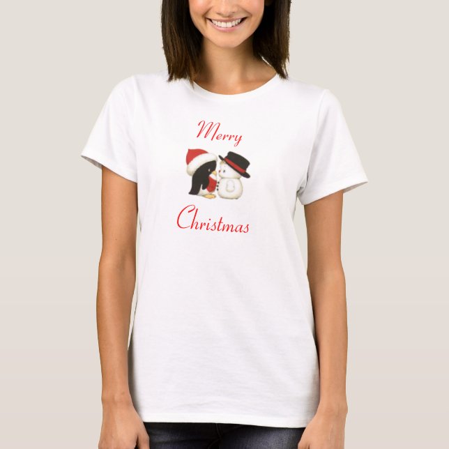 Camiseta Las modas de las mujeres - Felices Navidad (Anverso)
